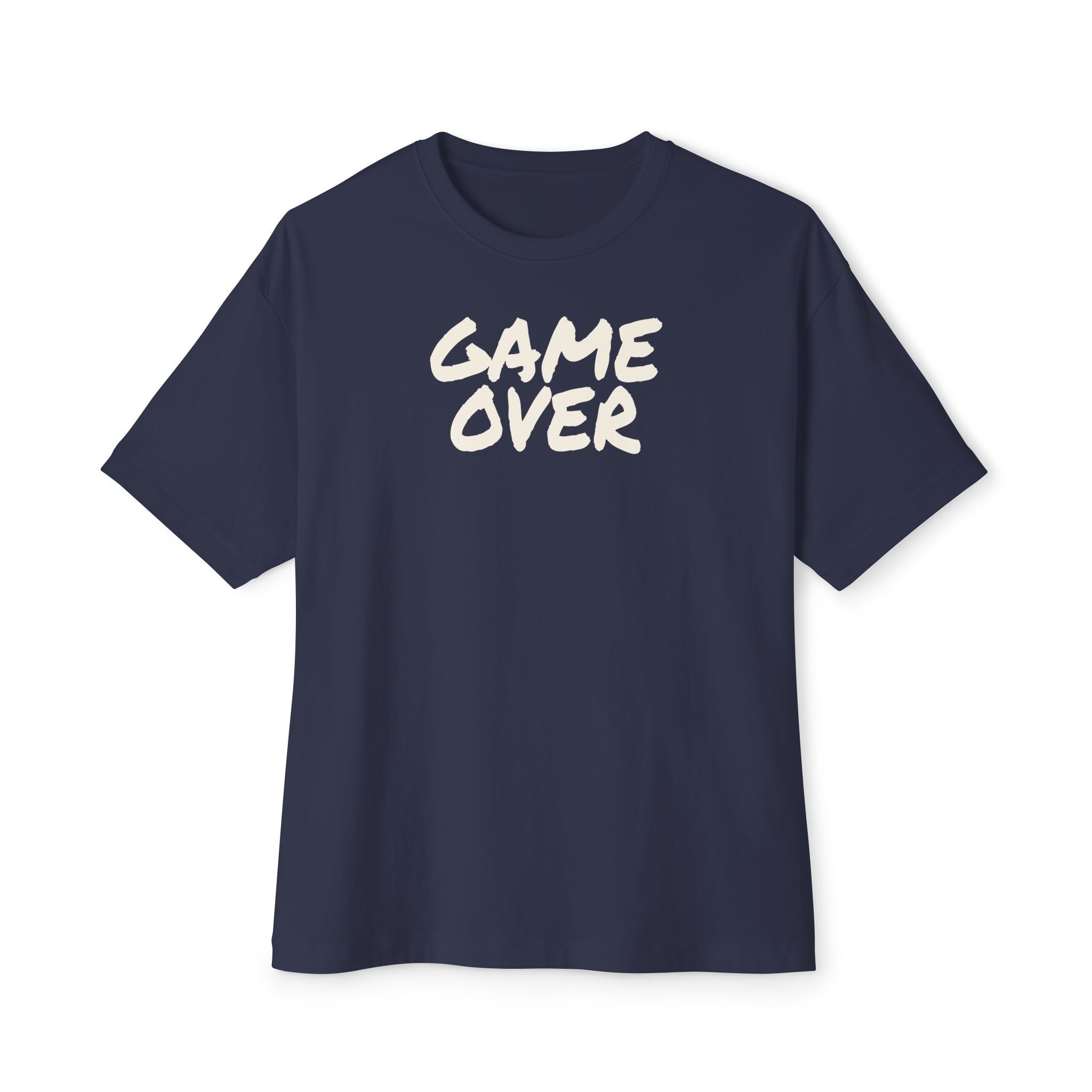 Game Over Tee — Graphic Skull Boxy T‑Shirt