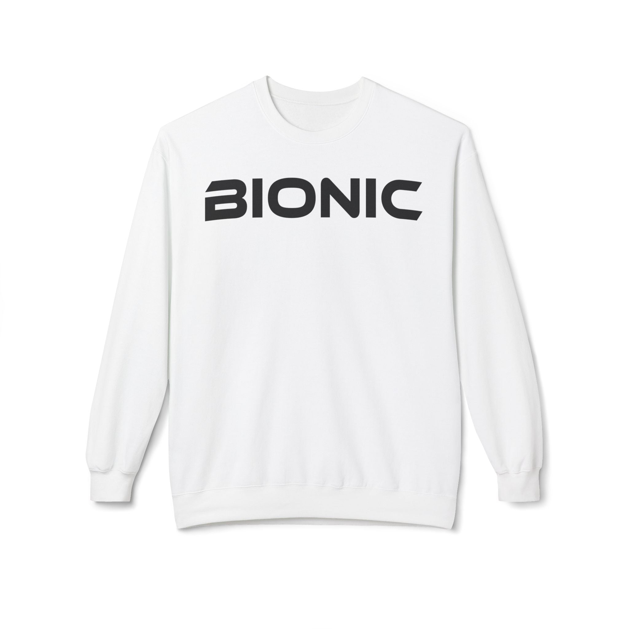 Bionic Graphic Sweatshirt — Futuristic Vaporwave Head Print