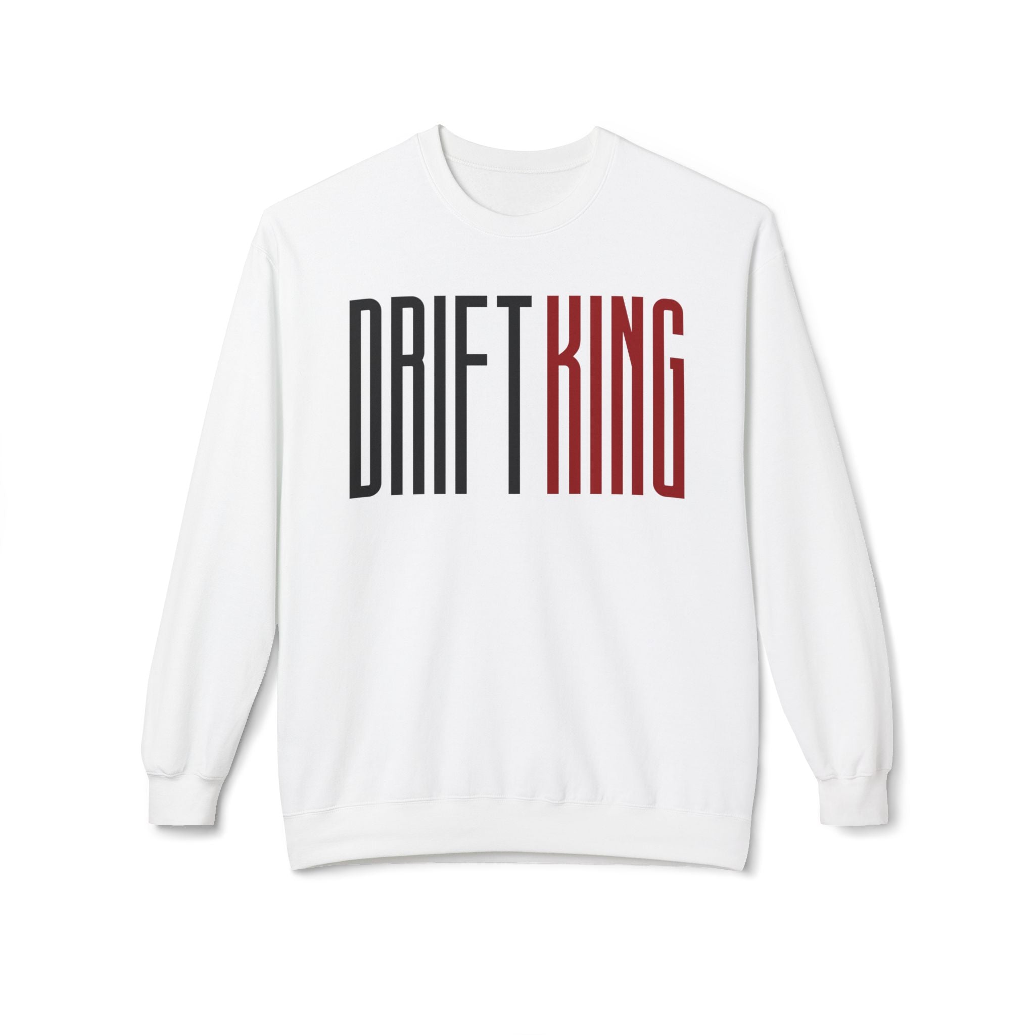 Drift King Crewneck Sweatshirt – Racing Car Graphic Pullover