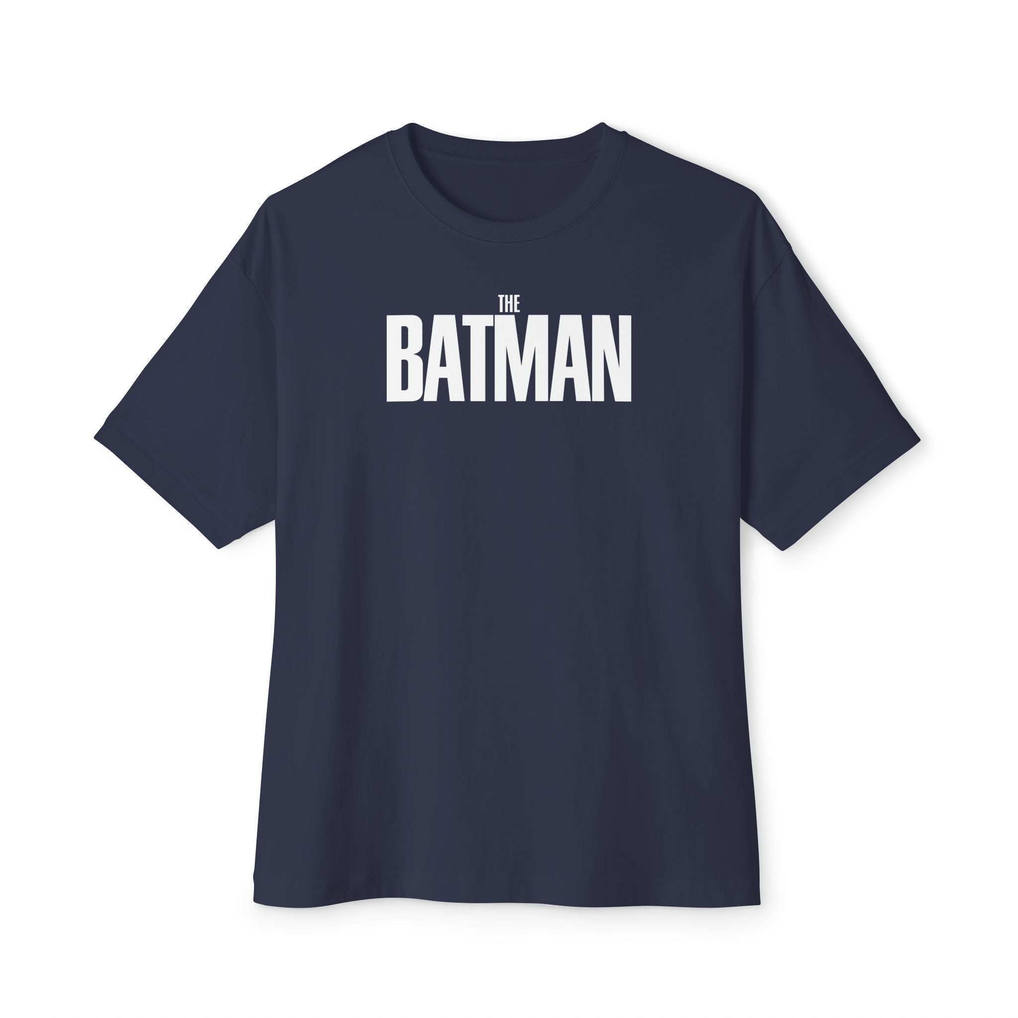 Batman Typography Tee — 'The Batman' Logo Front & Dark Knight Quote Back
