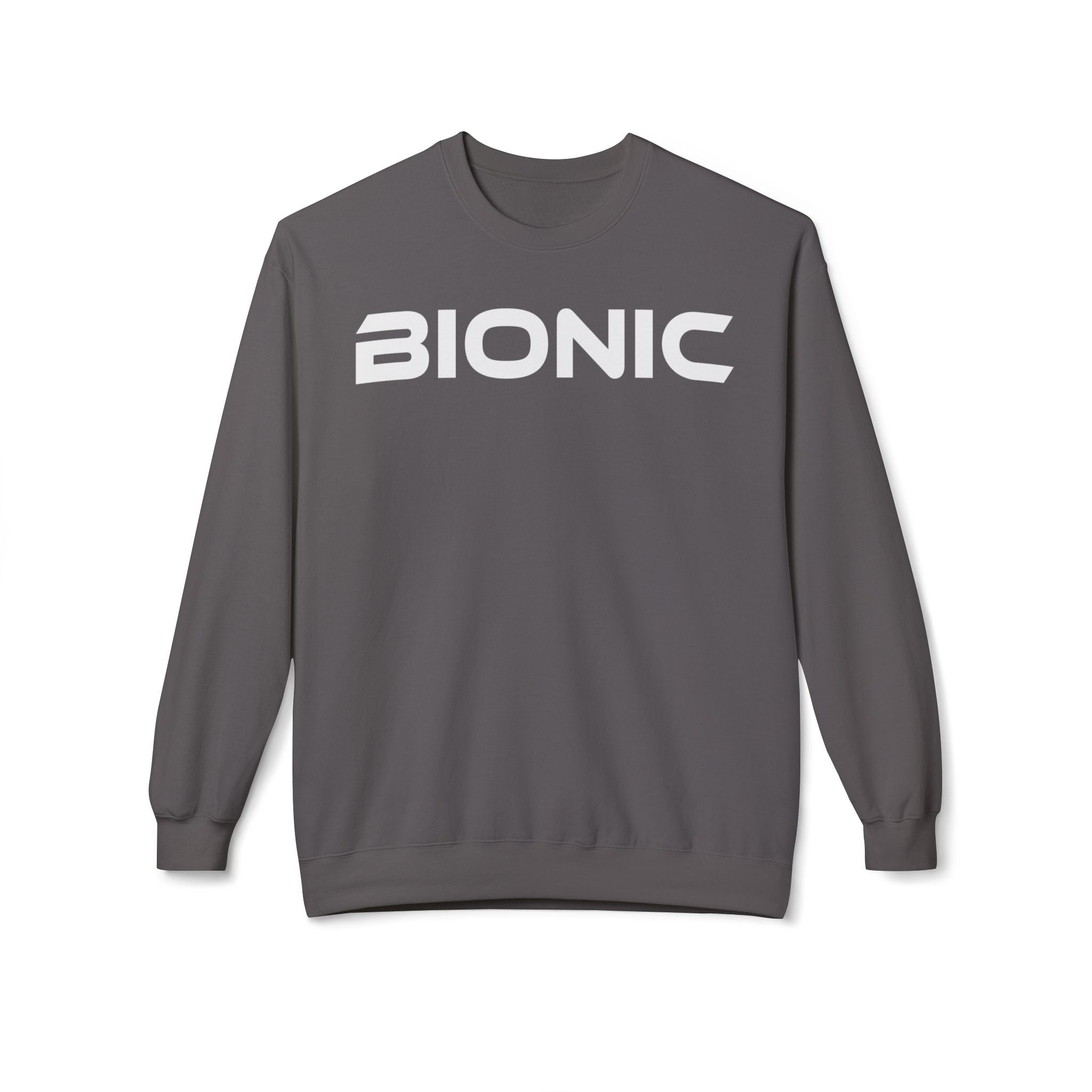 Bionic Graphic Sweatshirt — Futuristic Vaporwave Head Print