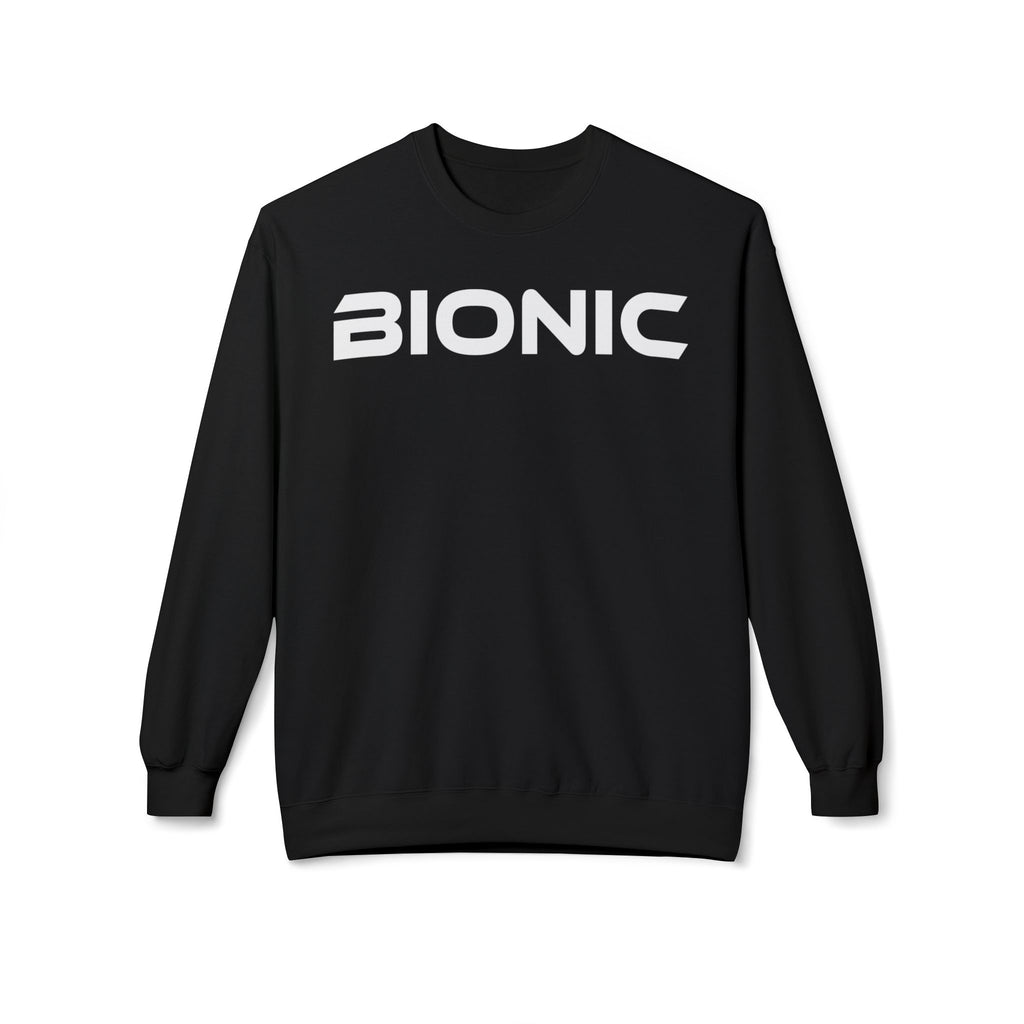 Bionic Graphic Sweatshirt — Futuristic Vaporwave Head Print
