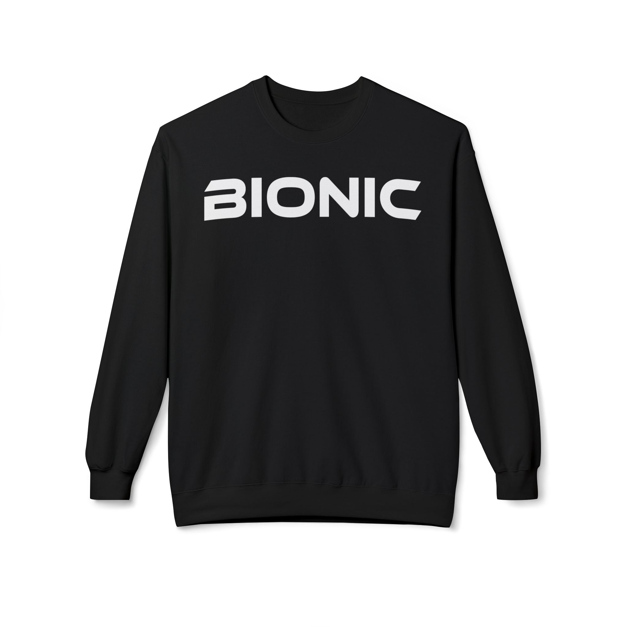 Bionic Graphic Sweatshirt — Futuristic Vaporwave Head Print