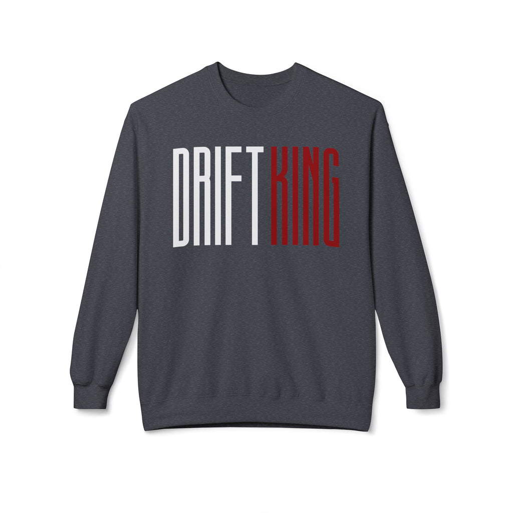 Drift King Crewneck Sweatshirt – Racing Car Graphic Pullover