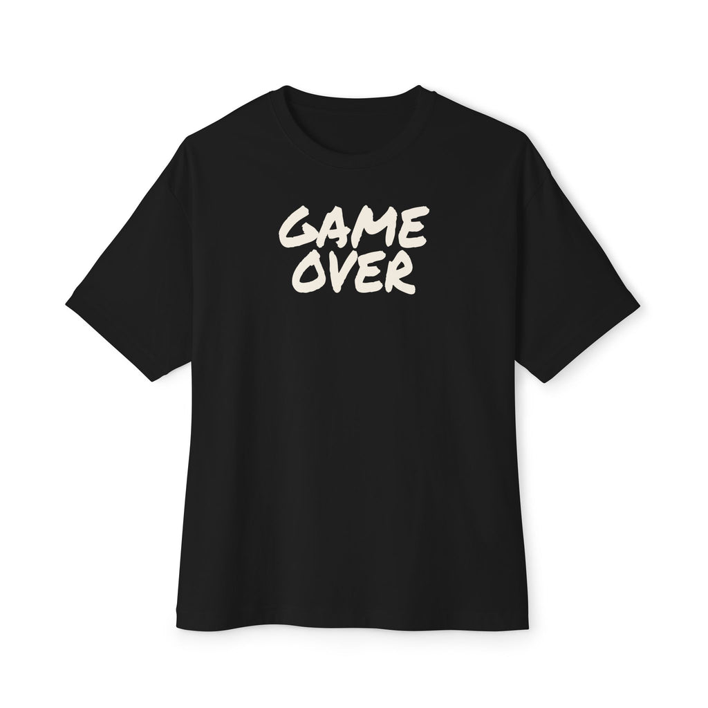 Game Over Tee — Graphic Skull Boxy T‑Shirt
