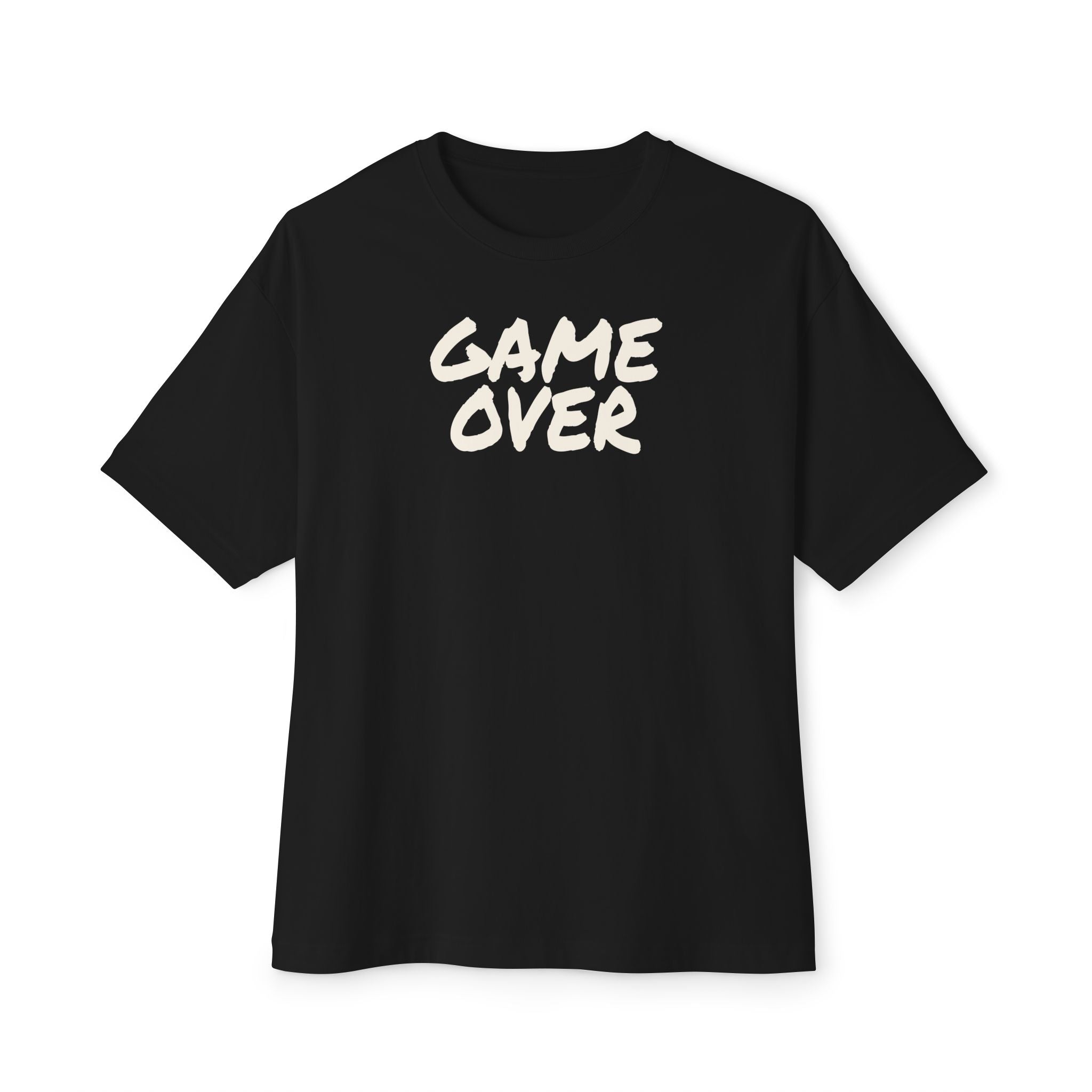 Game Over Tee — Graphic Skull Boxy T‑Shirt