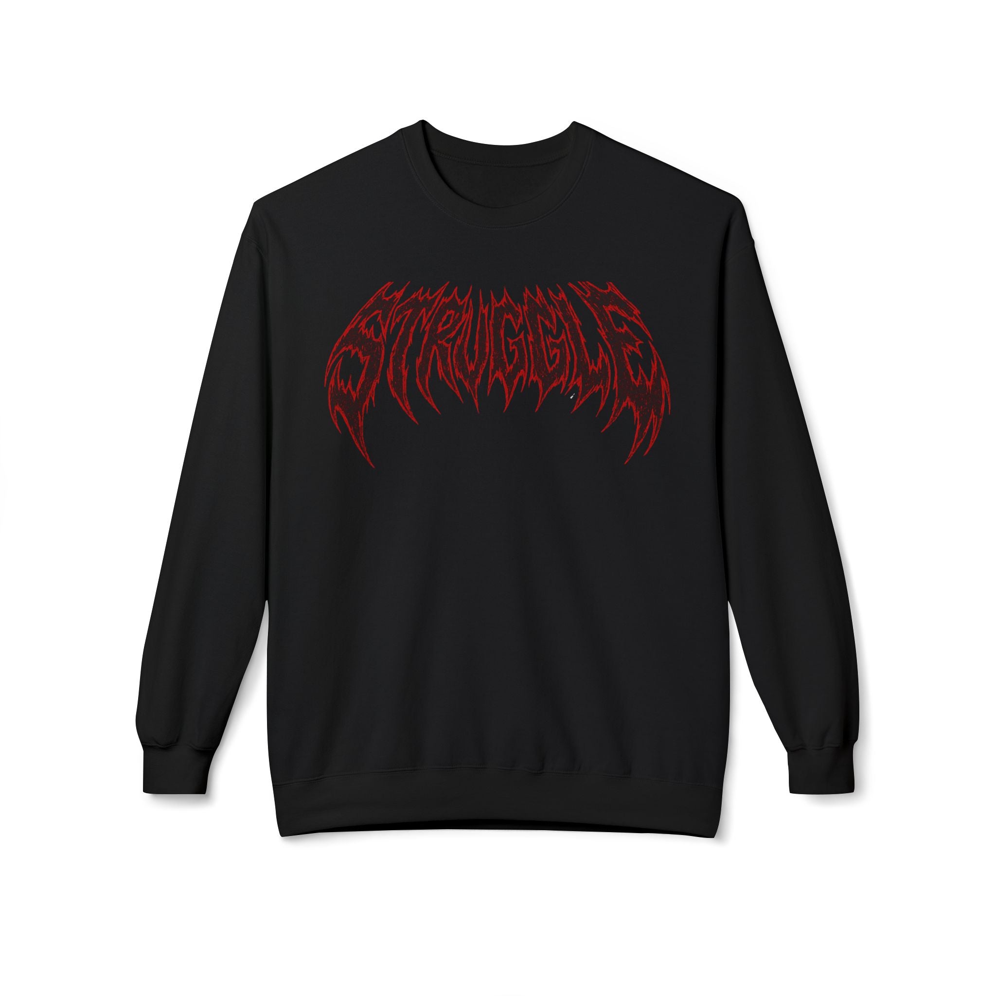 Metal Band Crewneck Sweatshirt — 'Declaration of War' Graphic