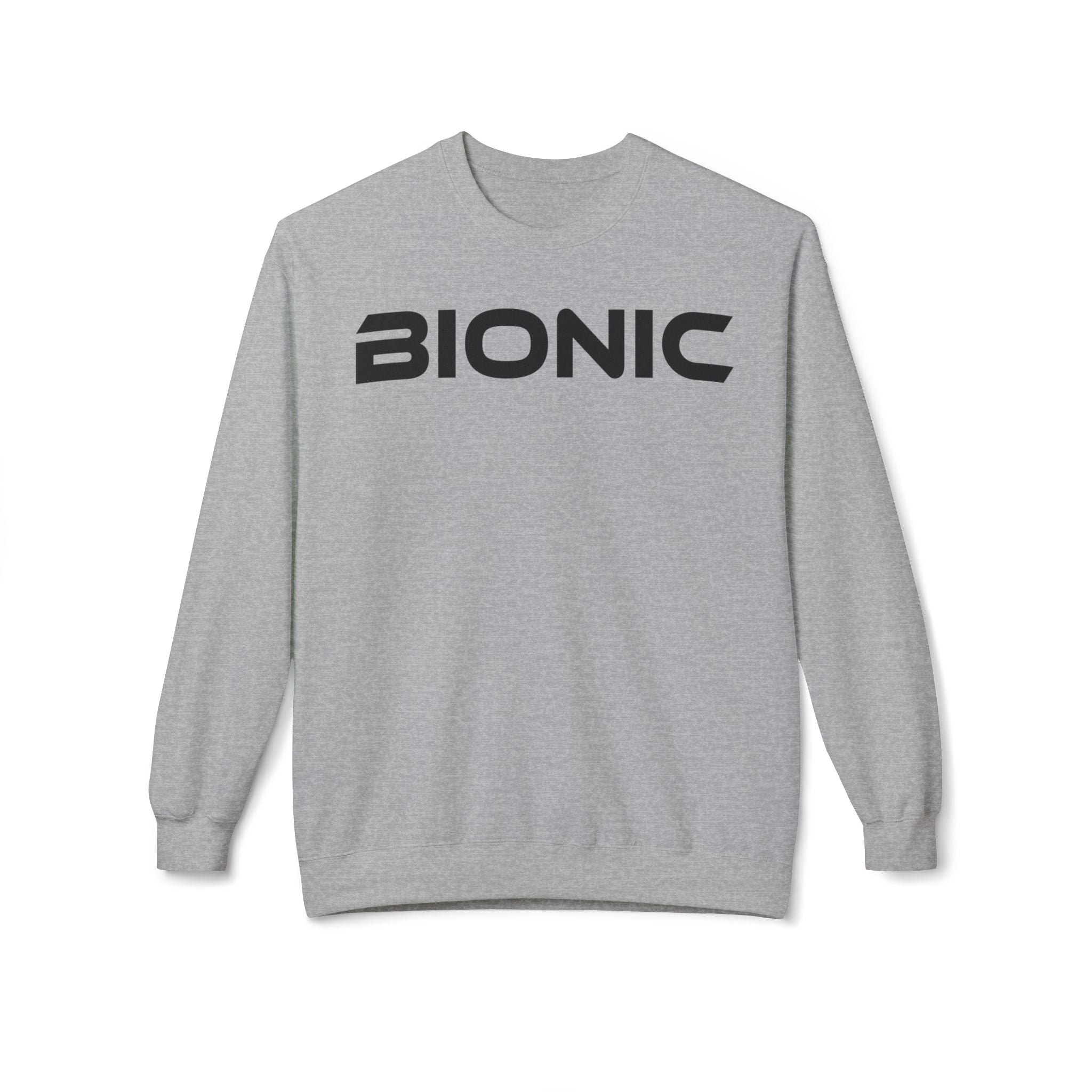 Bionic Graphic Sweatshirt — Futuristic Vaporwave Head Print