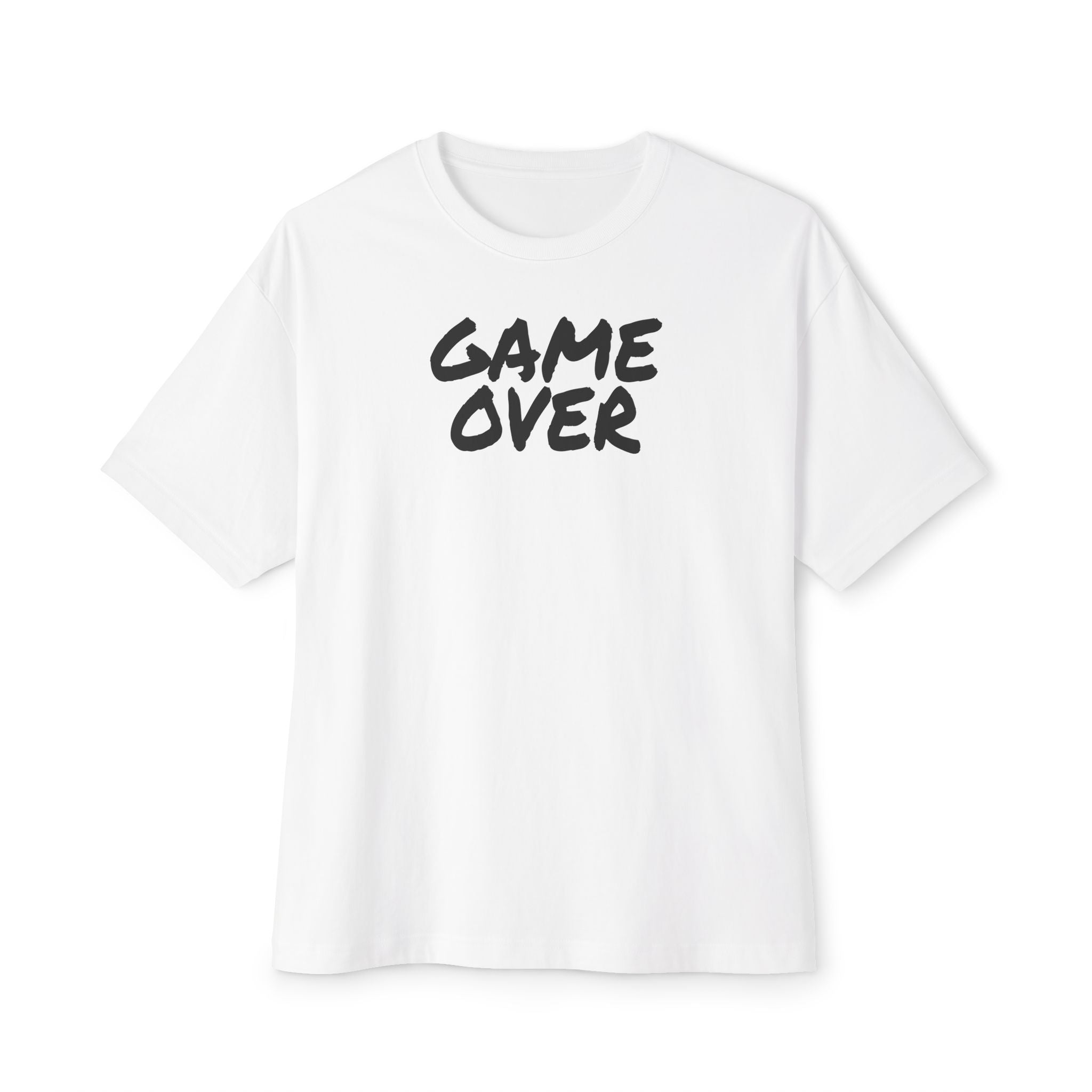 Game Over Tee — Graphic Skull Boxy T‑Shirt