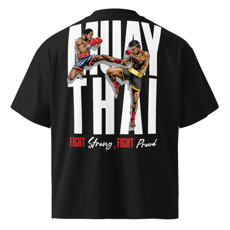 Muay Thai Fight Oversized TShirt