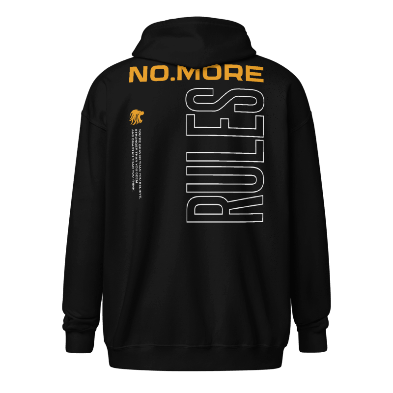 No More Rules Zipper Hoodie