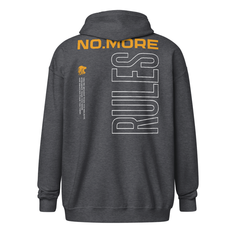 No More Rules Zipper Hoodie