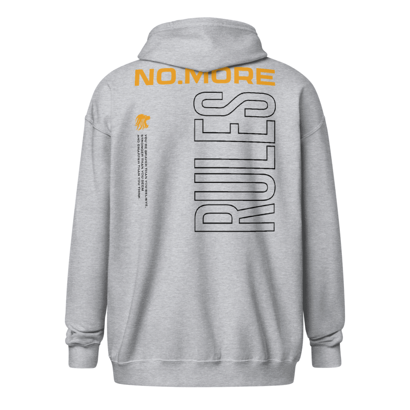 No More Rules Zipper Hoodie