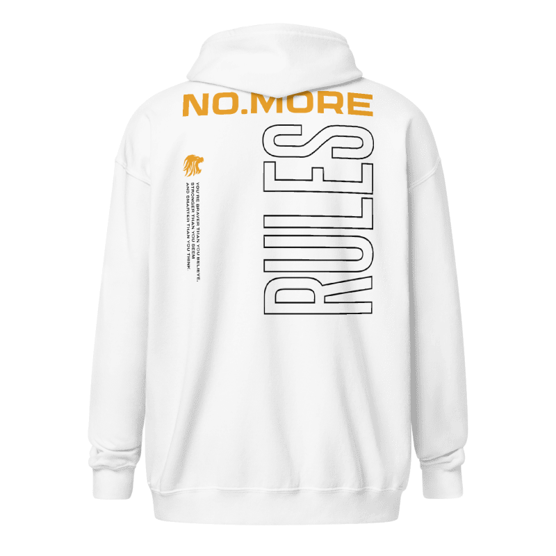 No More Rules Zipper Hoodie