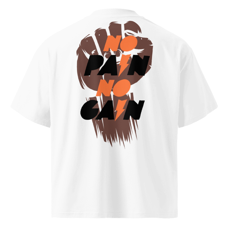 No Pain No Gain Oversized Tshirt