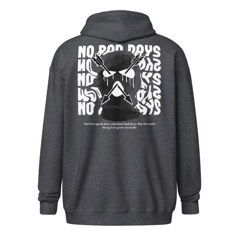 No Bad Days Zipper Hoodie